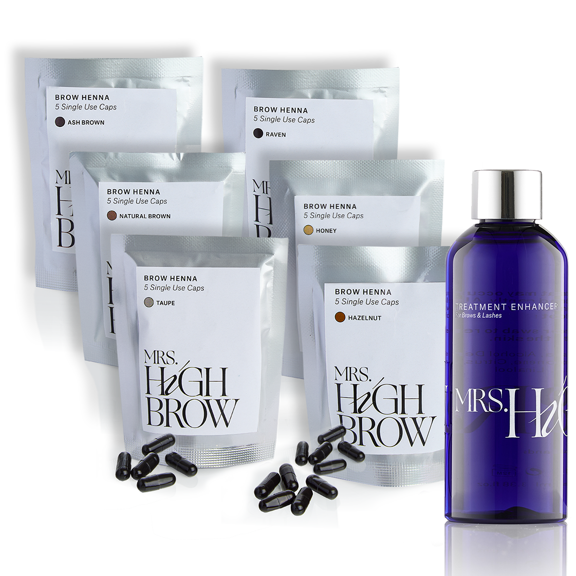 6x Brow Henna Caps & Treatment Enhancer - Mrs. Highbrow