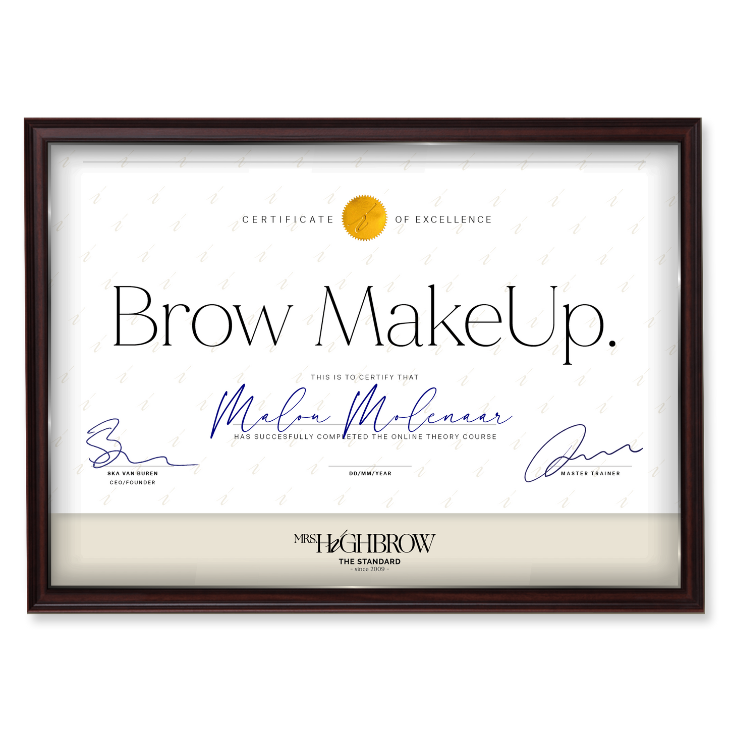 Online Cursus Brow Make-Up - Mrs.Highbrow Professional