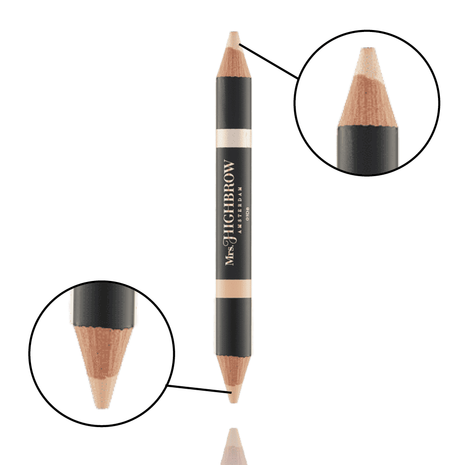 Highlighting Duo Brow Pencil - Mrs.Highbrow Professional