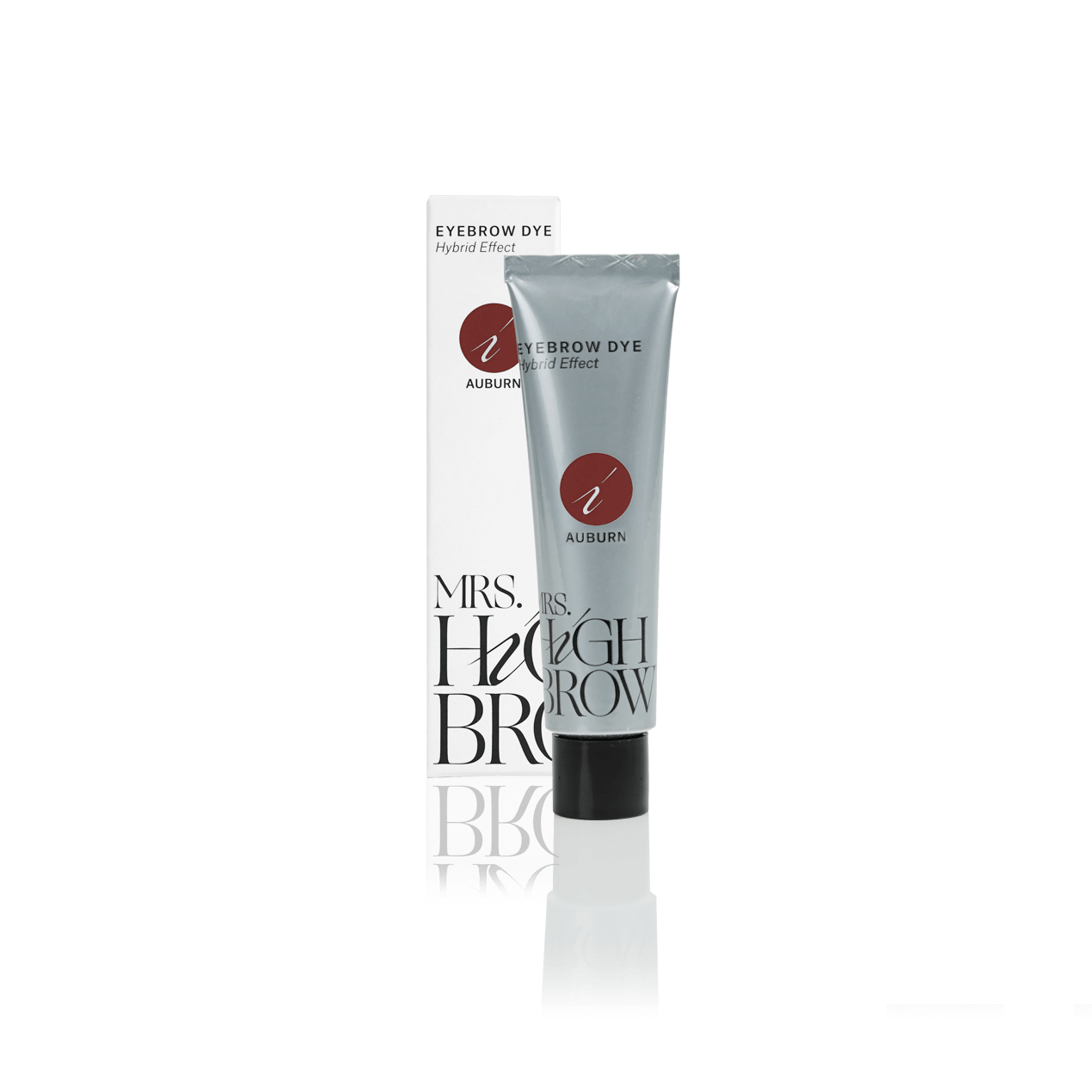 Mrs.highbrow hybrid dye in zilveren tube met liquid dye voor hybrid brows