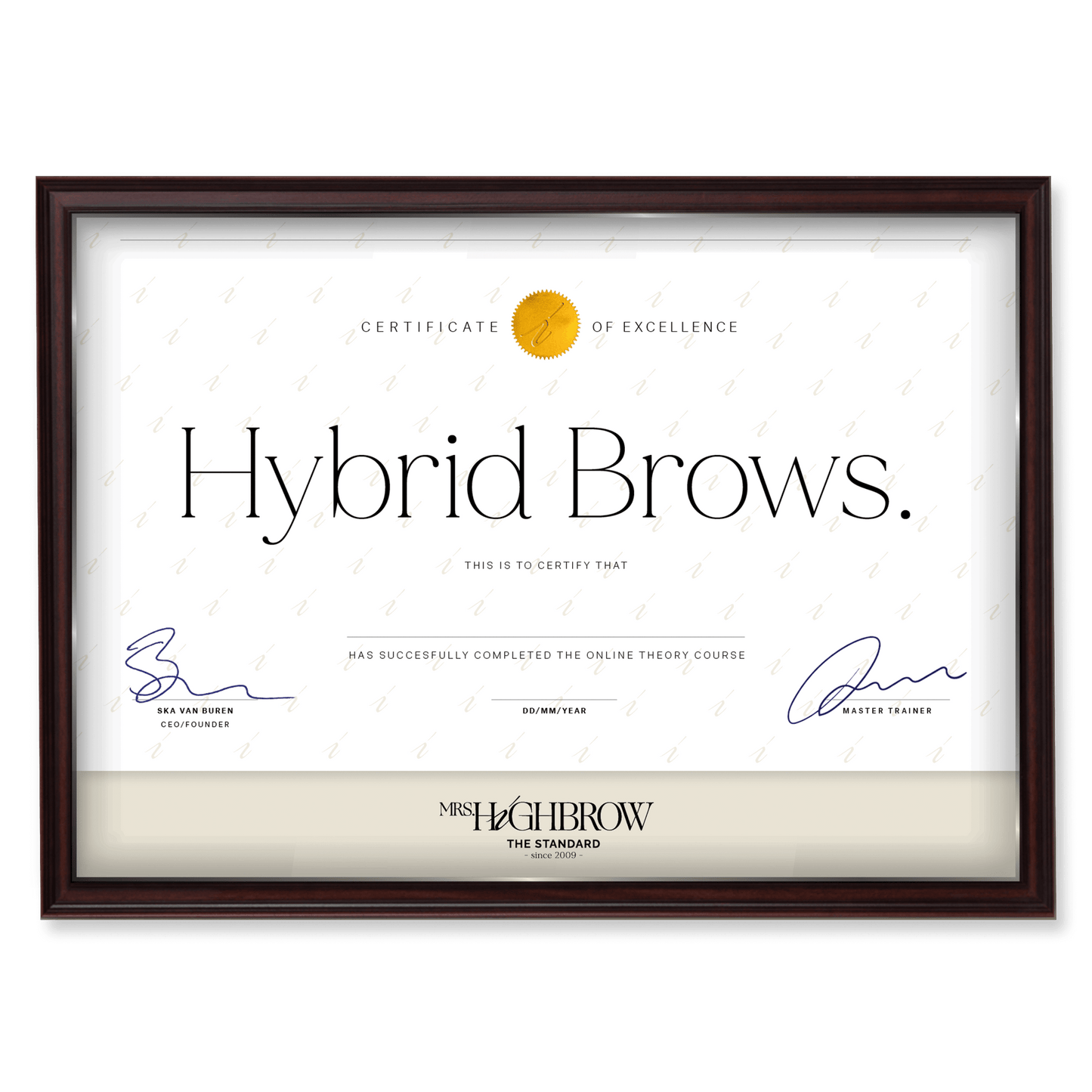Online Cursus Hybrid Brows - Mrs.Highbrow Professional