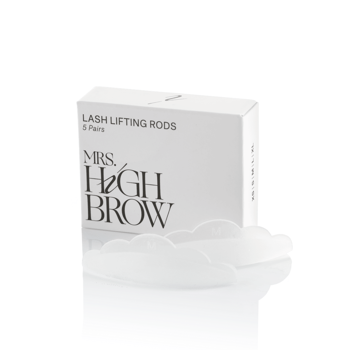 Mrs.Highbrow lash lift shields rods transparant lifting elevation