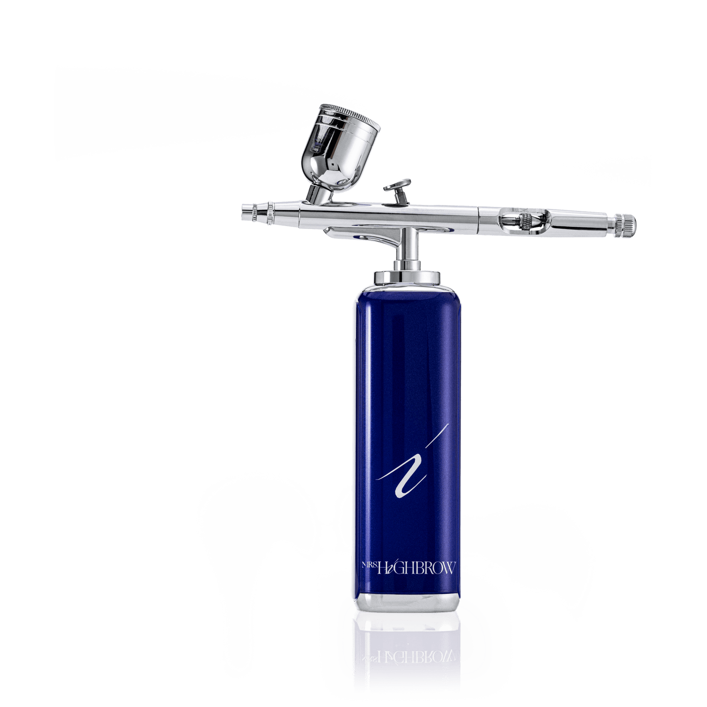 Blue airbrush gun mrs.highbrow blauw apparaat machine voor perfecte airbrush brows