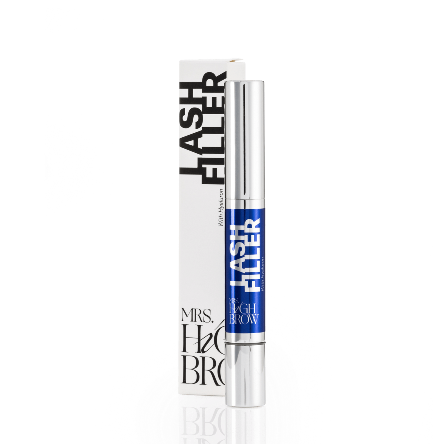 Mrs.highbrow lash filler lash lift wimperserum in zilveren pen lashes wimpers hyaluron