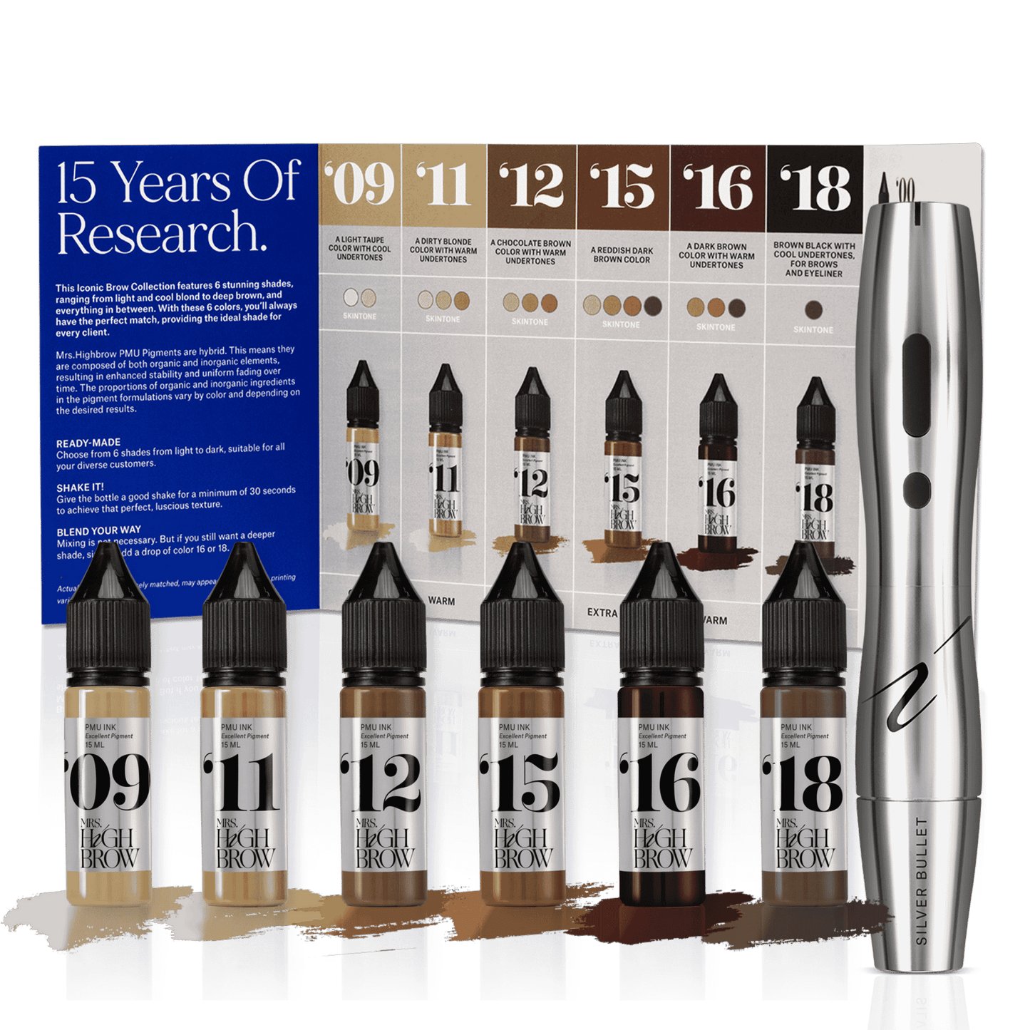 PMU Power Set – Iconic Pigments & PMU Machine - Mrs.Highbrow Professional