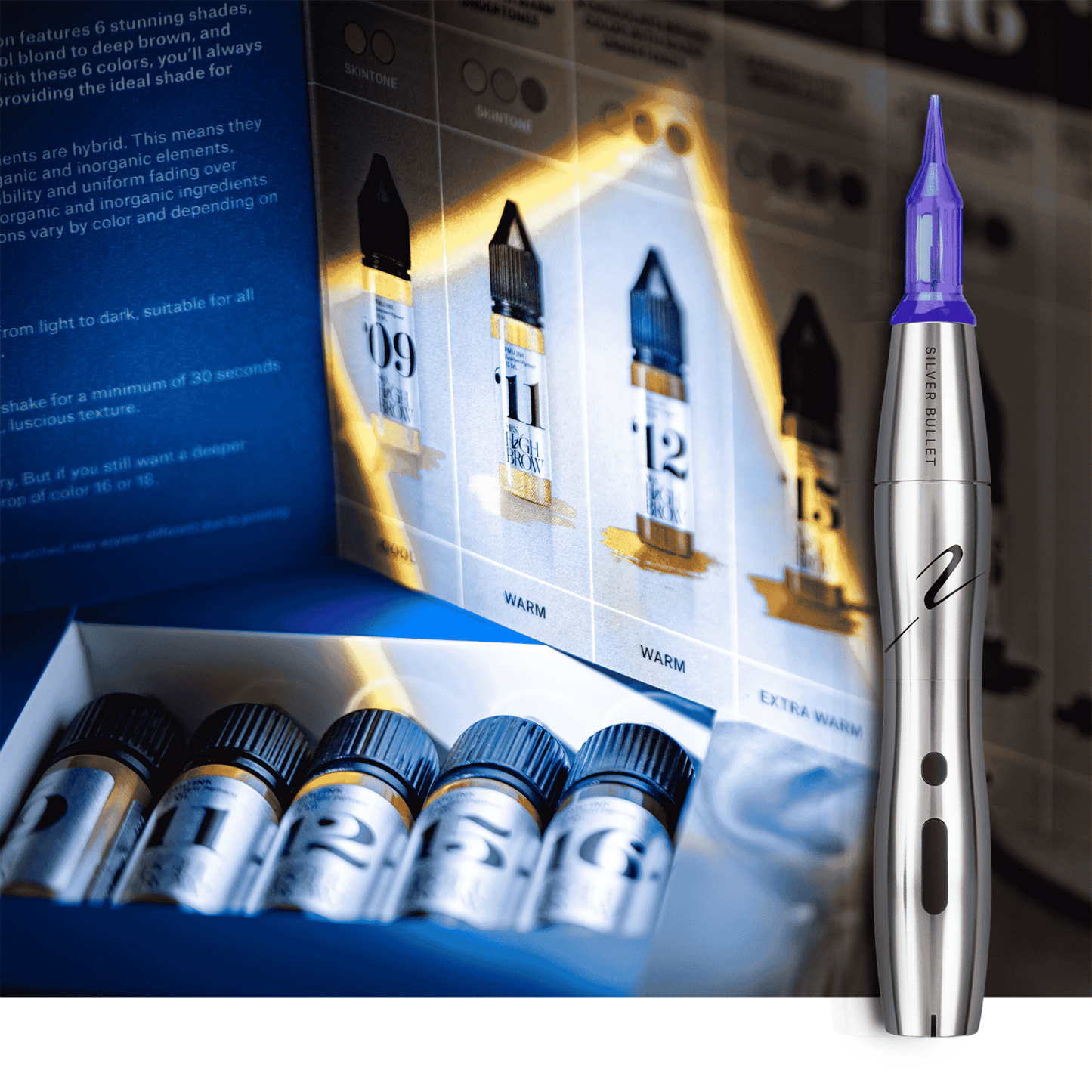 PMU Power Set – Iconic Pigments & PMU Machine - Mrs.Highbrow Professional