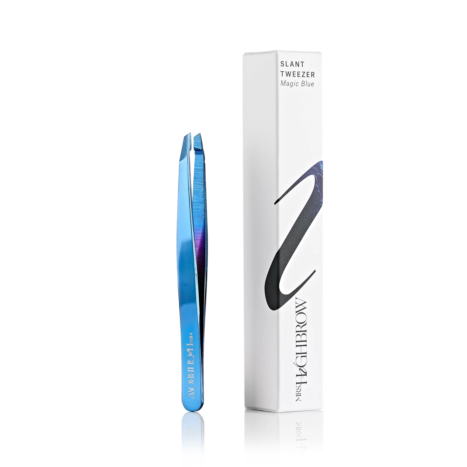 Slant Tweezer Magic Blue - Mrs.Highbrow Professional