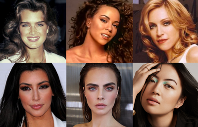 Eyebrow Trends In The Past 50 Years