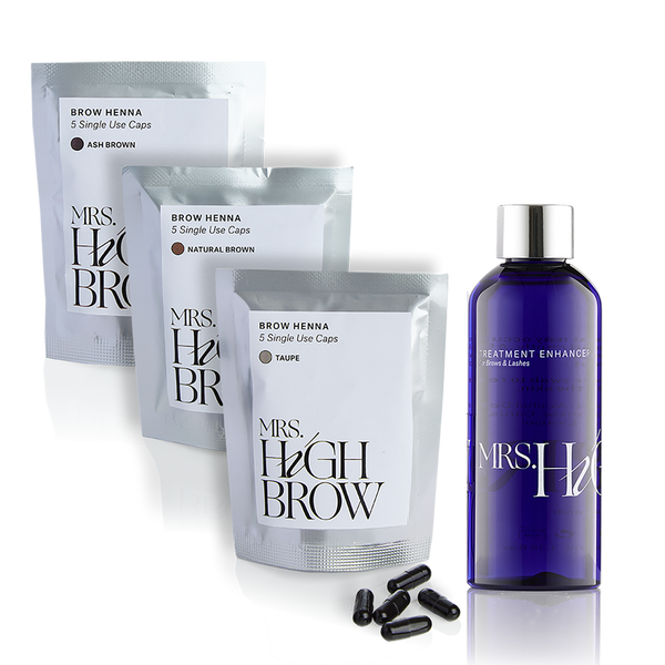 3x Brow Henna Caps & Treament Enhancer | Mrs.Highbrow