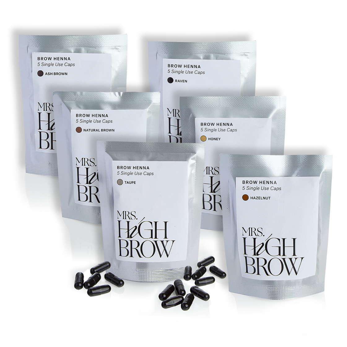 6x Brow Henna Caps & Treatment Enhancer