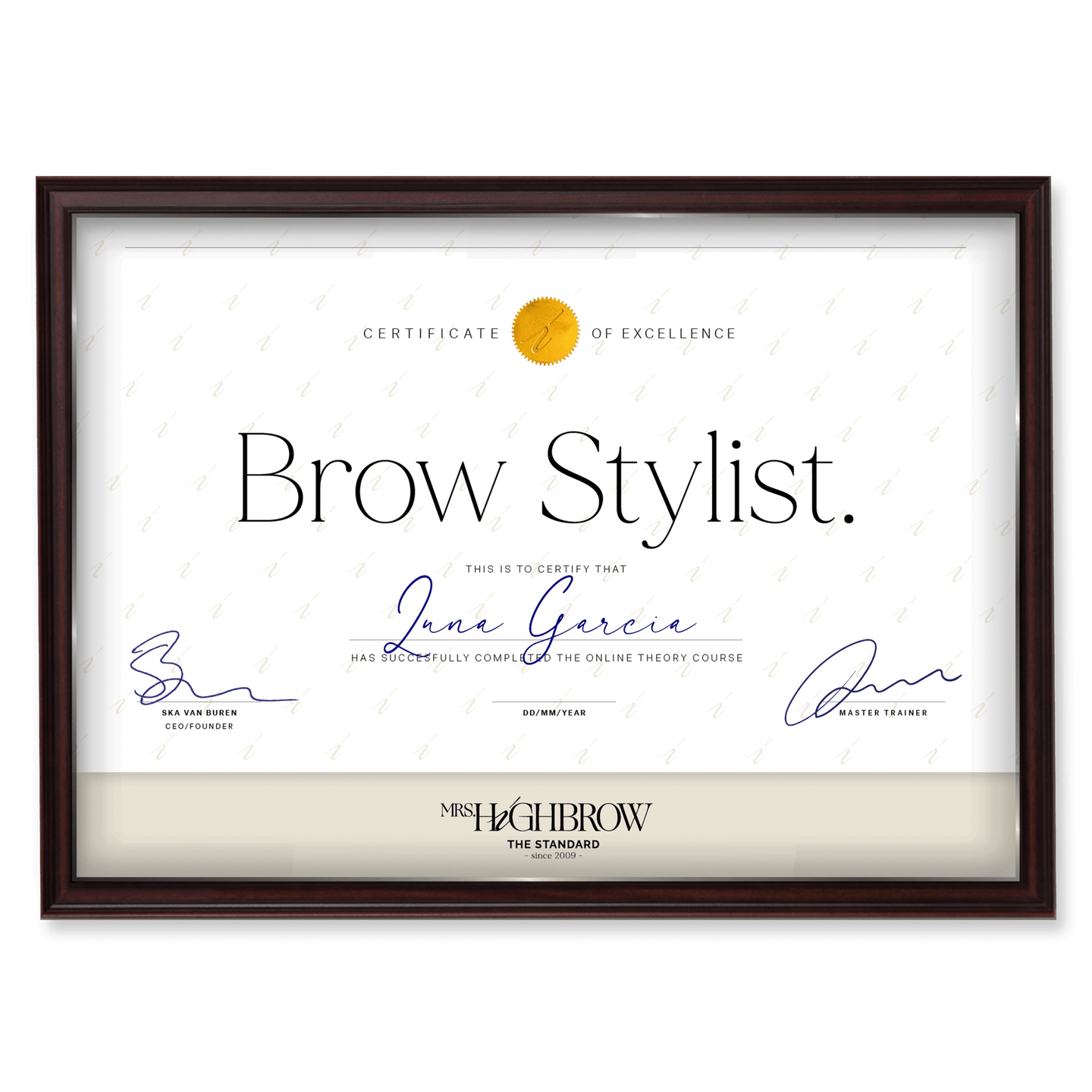 Digitaal Online Cursus Browstylist - Mrs.Highbrow Professional