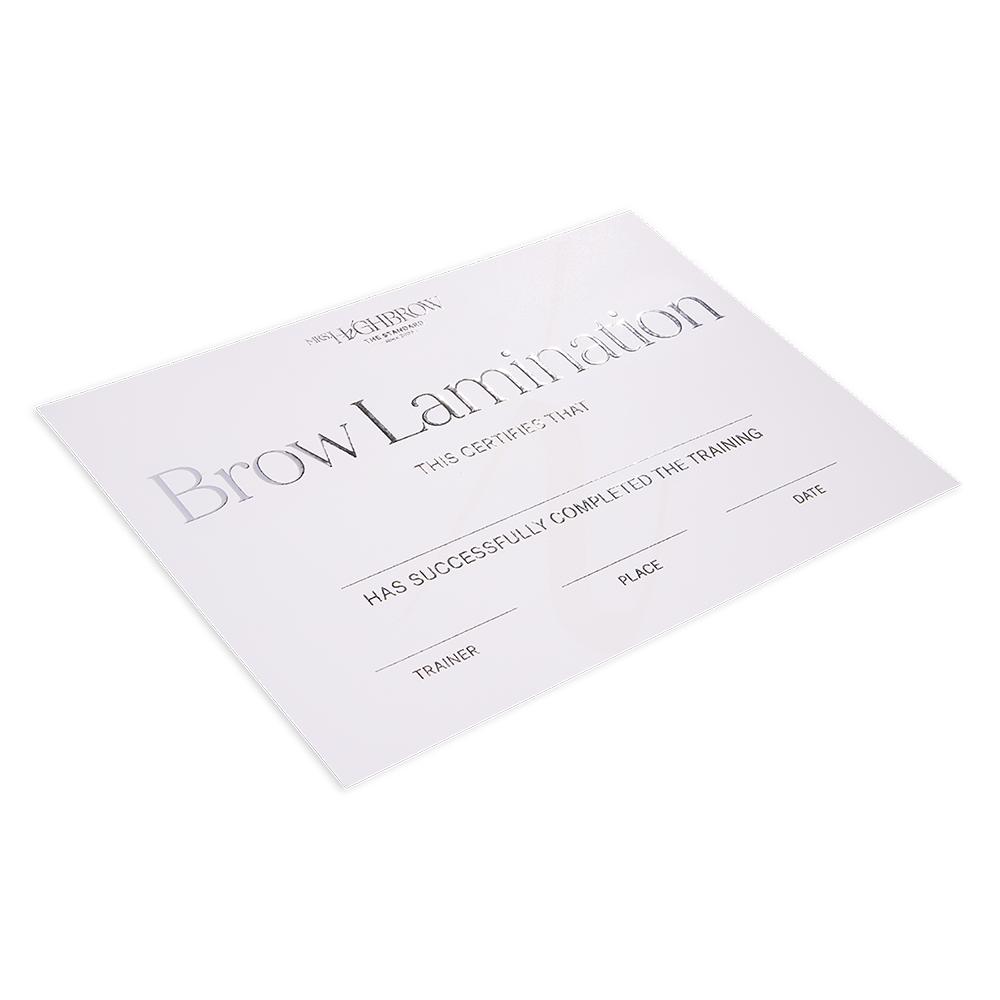 Academy Certificaten Brow Lamination Bundel