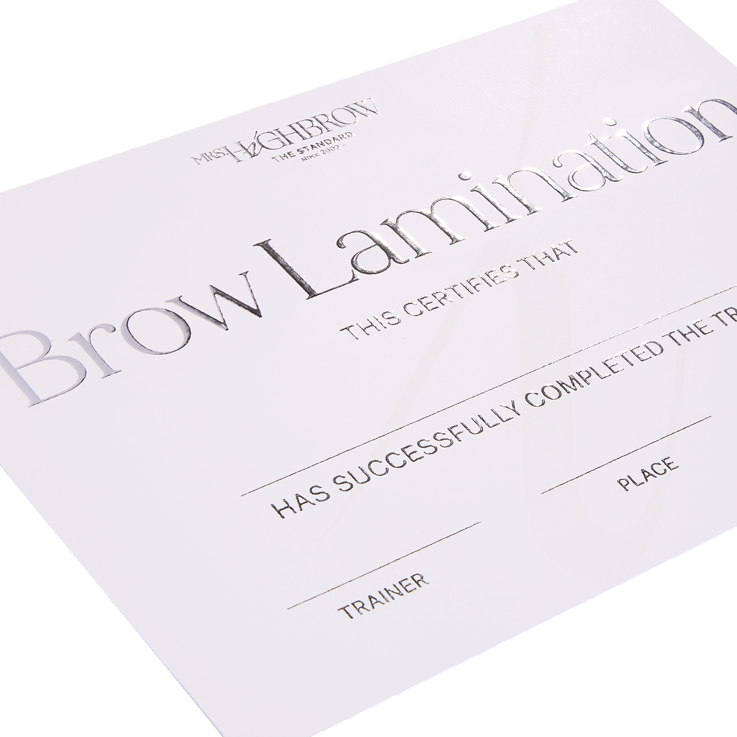 Academy Certificaten Brow Lamination Bundel