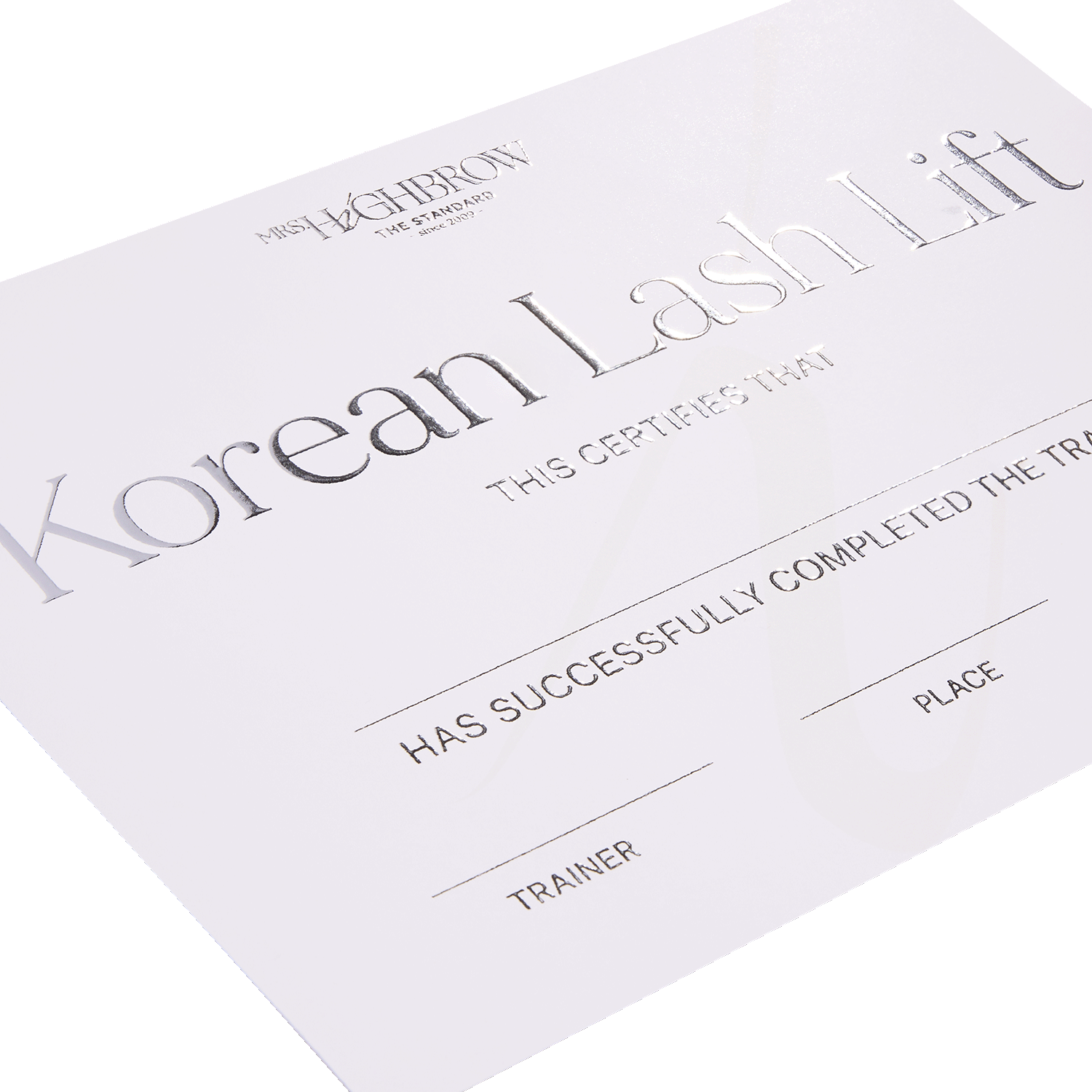 Academy Certificaten Korean Lash Lift Bundel
