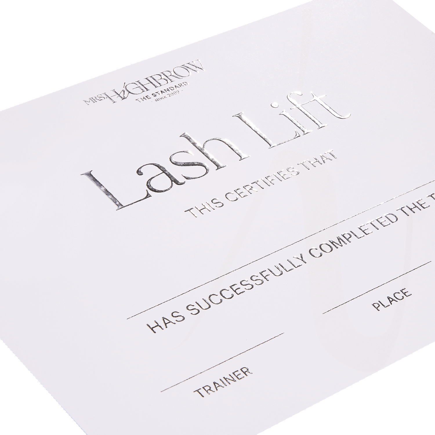 Academy Certificaten Lash Lift Bundel