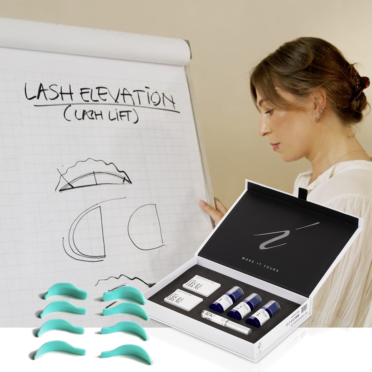 Online cursus course lash lift elevation