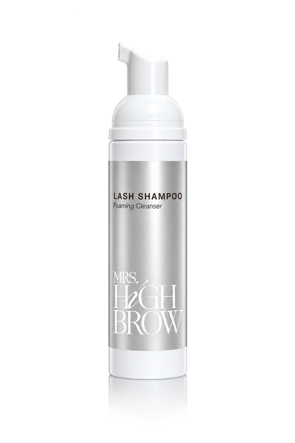 mrs.highbrow lash shampoo foaming cleanser wimpers lashes lash lift