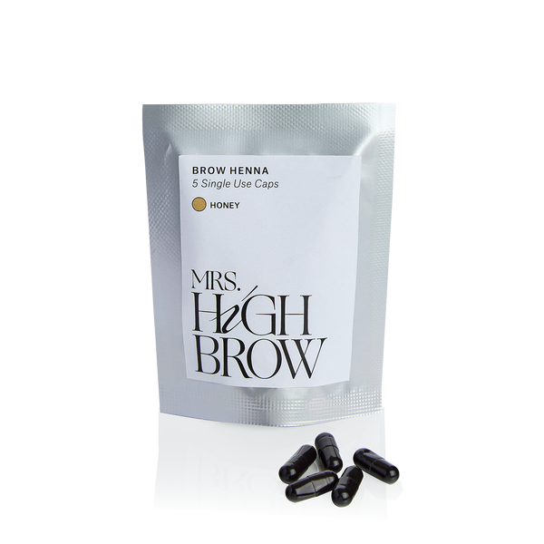 Brow Henna Single Use Caps | Mrs.Highbrow