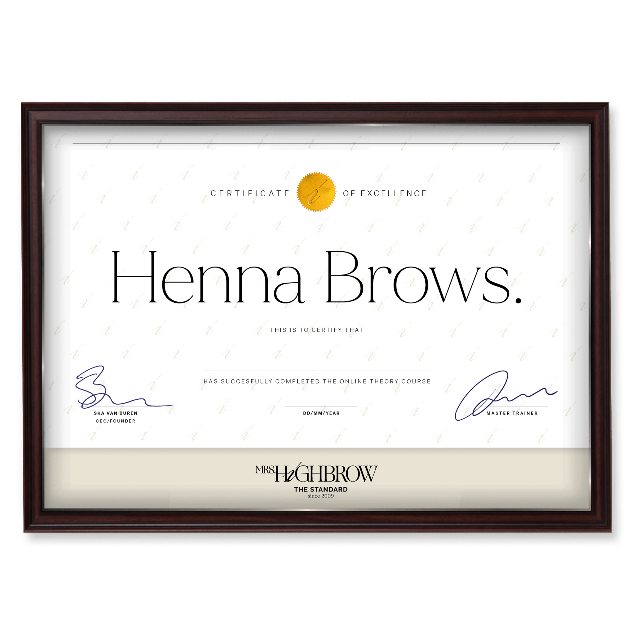 Online Cursus Henna Brows - Mrs.Highbrow Professional
