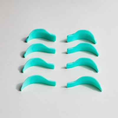 6 paar lash lift shields rods soft and easy groen mrs.Highbrow wimperlift