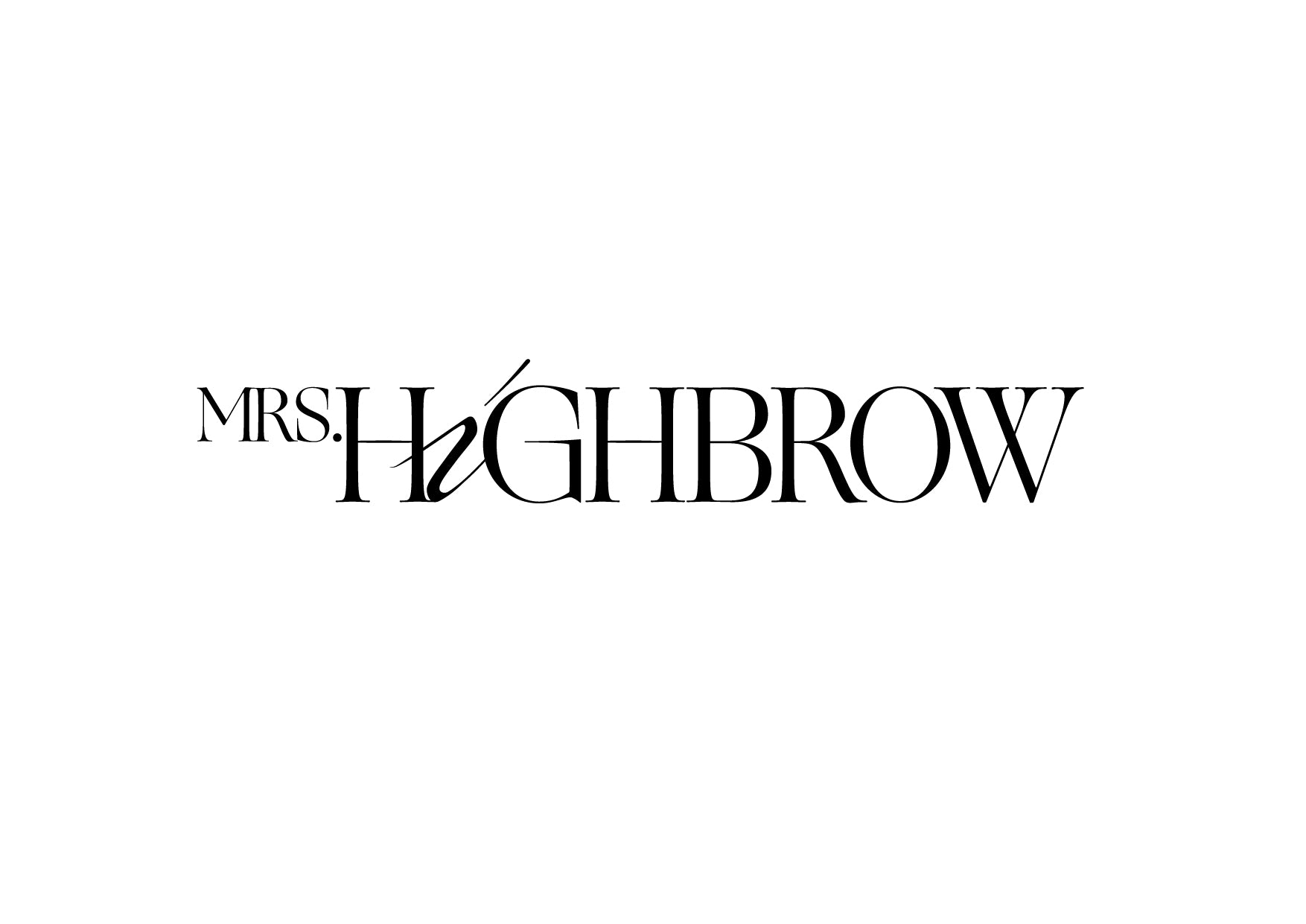 Highbrow Mrs.Highbrow Professional. Premium brand for Brow Professionals.