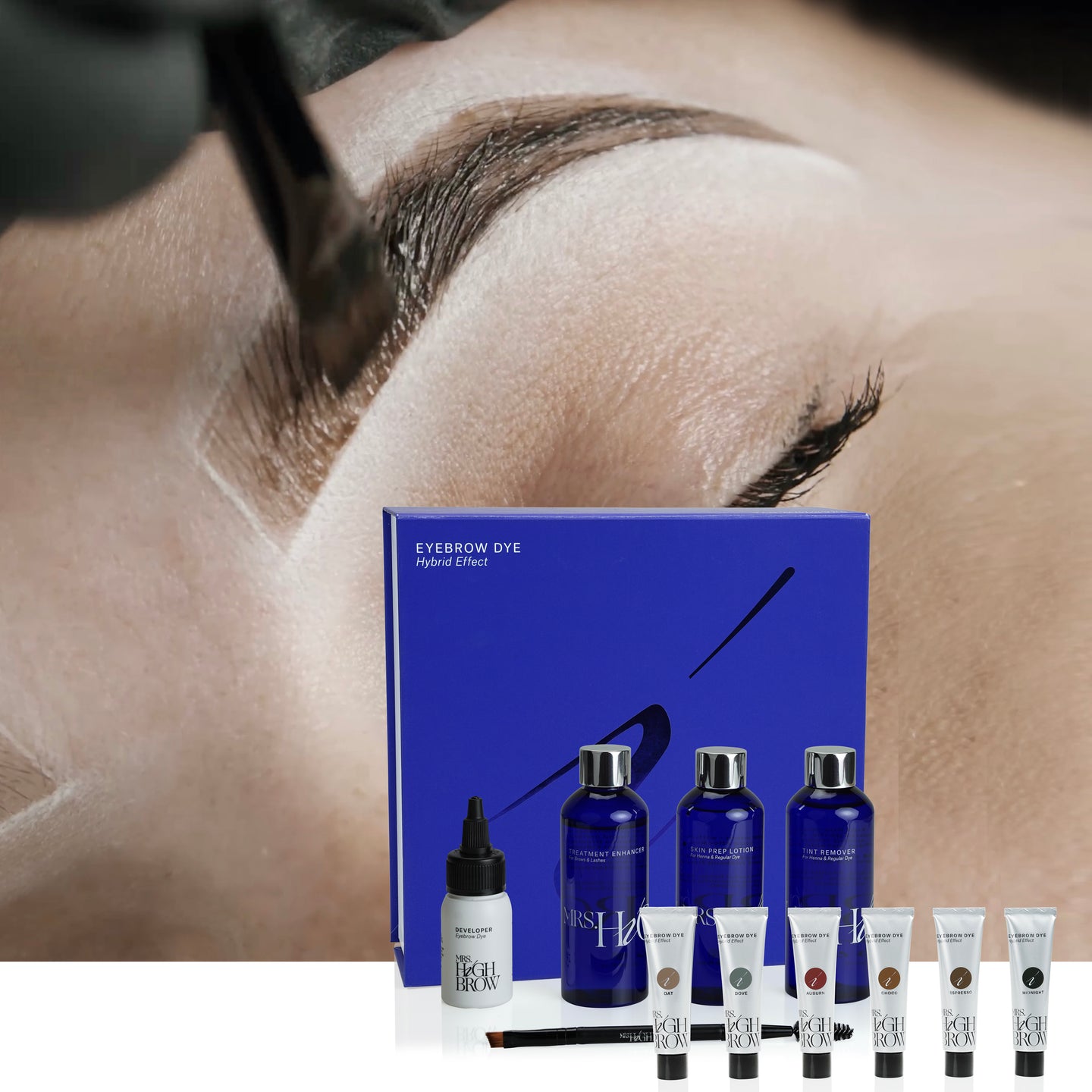 Mrs.Highbrow online cursus hybrid brow dye wenkbrauwen brows