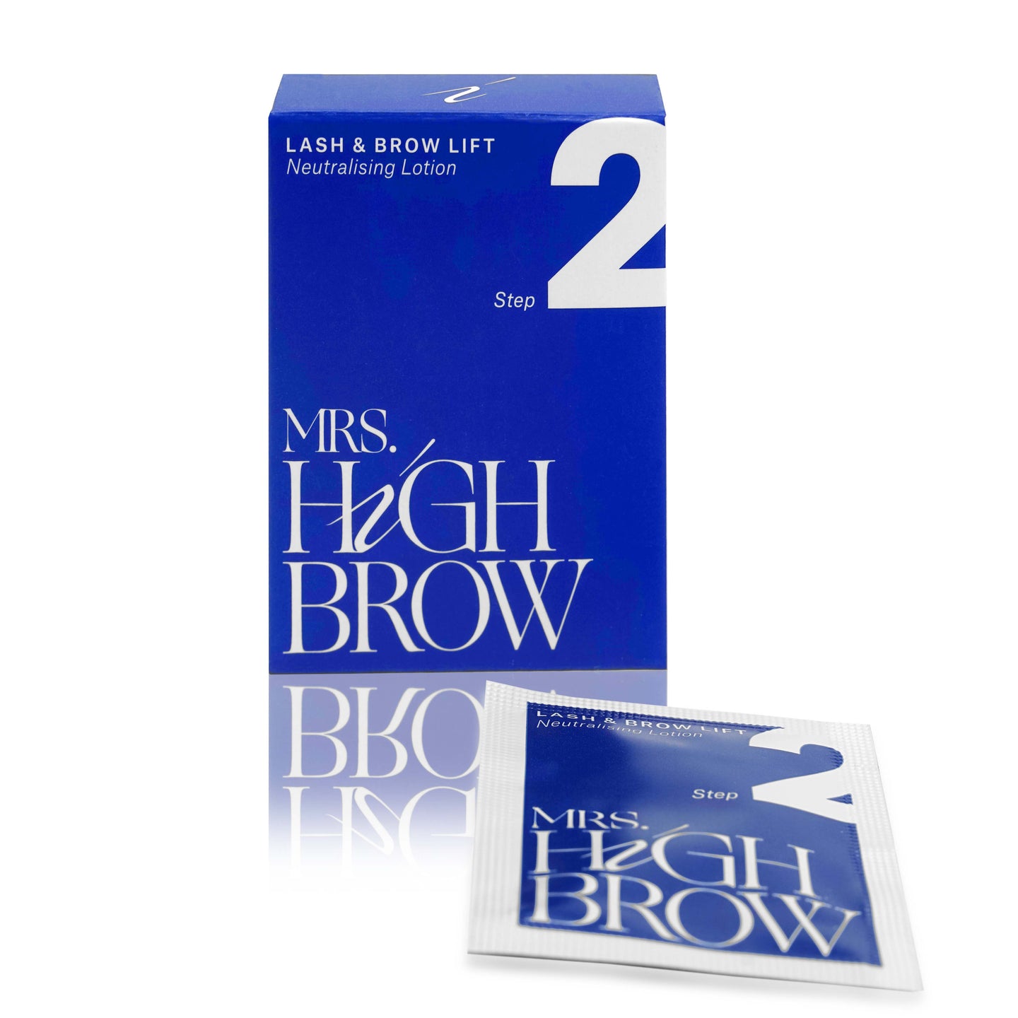 mrs.highbrow lash brow lift lamination neutralising lotion step 2