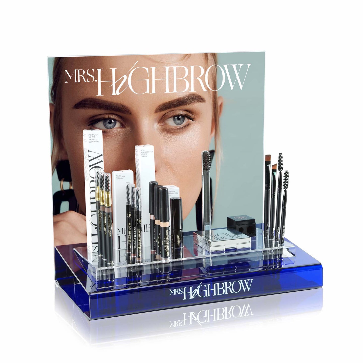 Mrs.Highbrow Counter Make-Up Display - Mrs.Highbrow Professional
