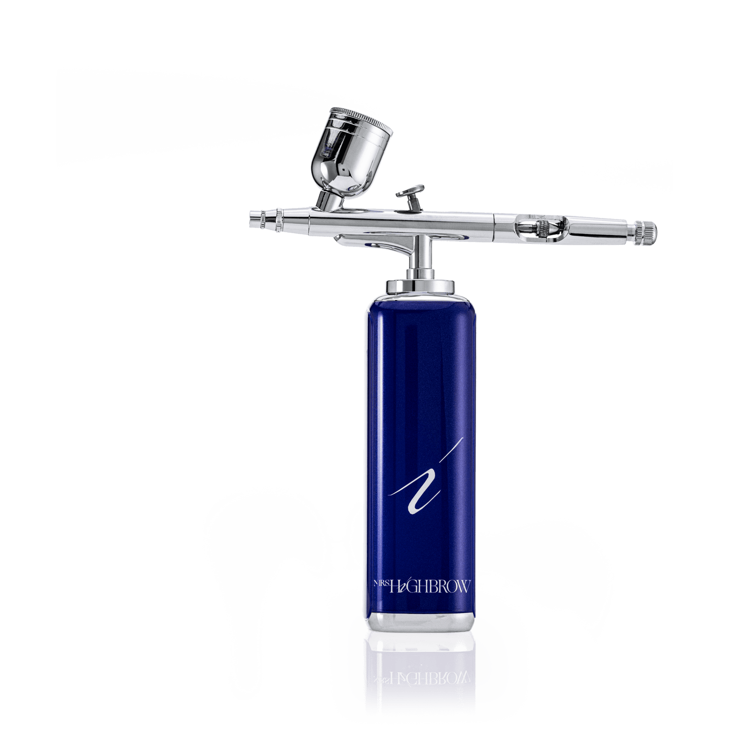 Blue airbrush gun mrs.highbrow blauw apparaat machine voor perfecte airbrush brows