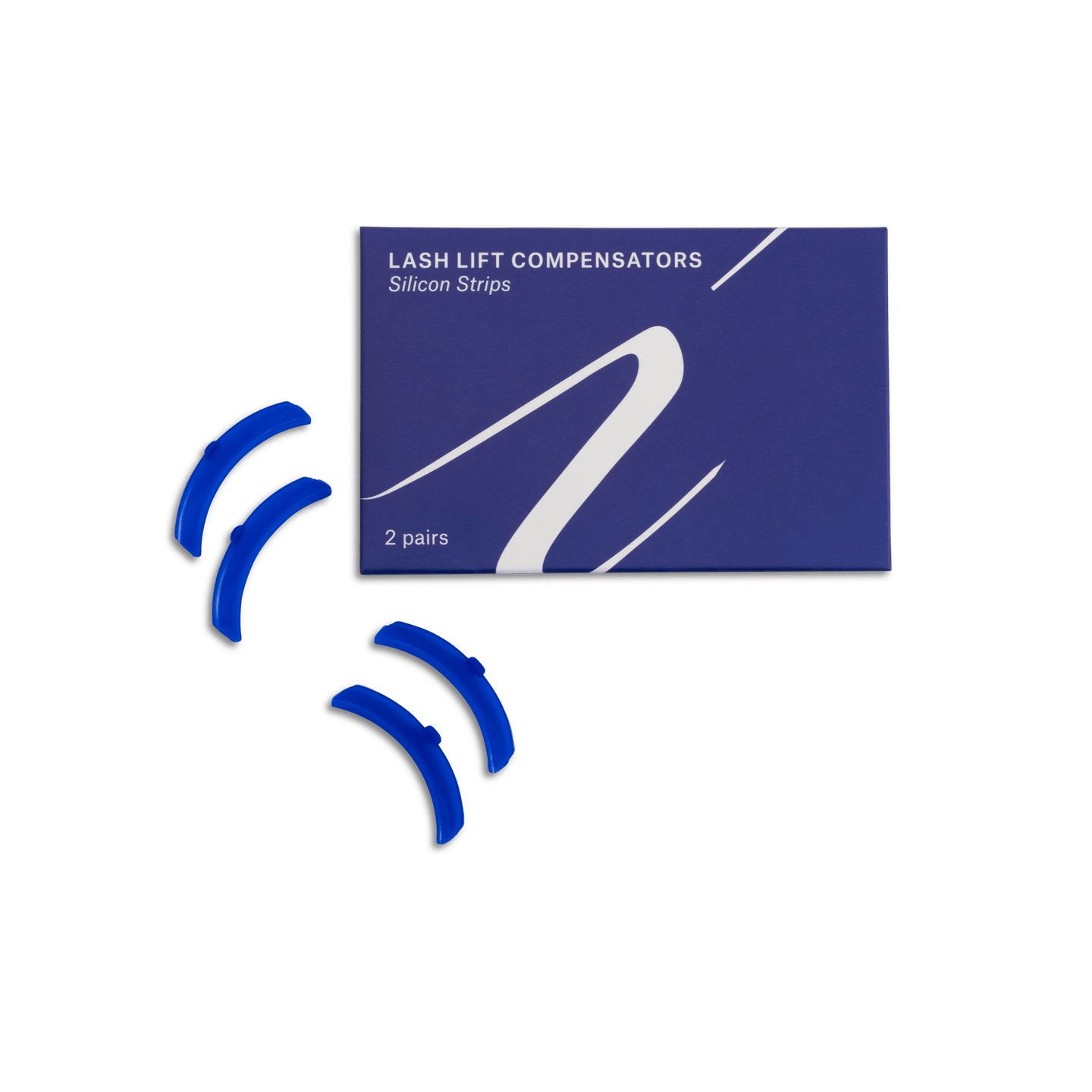 Lash lift cover compensator blauw blue mrs.Highbrow 2 paar 4 stuks