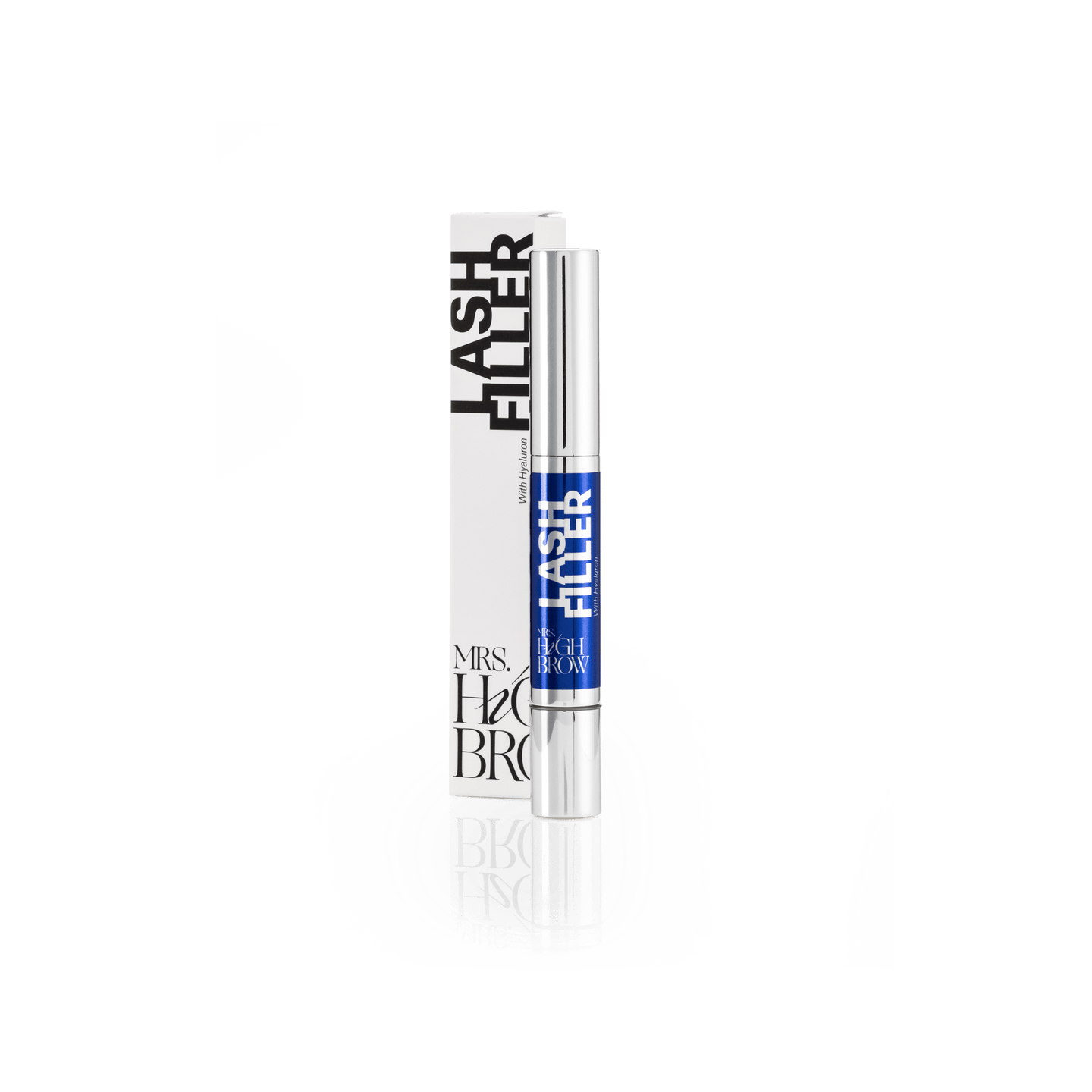 Mrs.highbrow lash filler lash lift wimperserum in zilveren pen lashes wimpers hyaluron