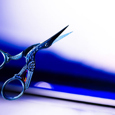 Ciseaux à sourcils Blue Bird