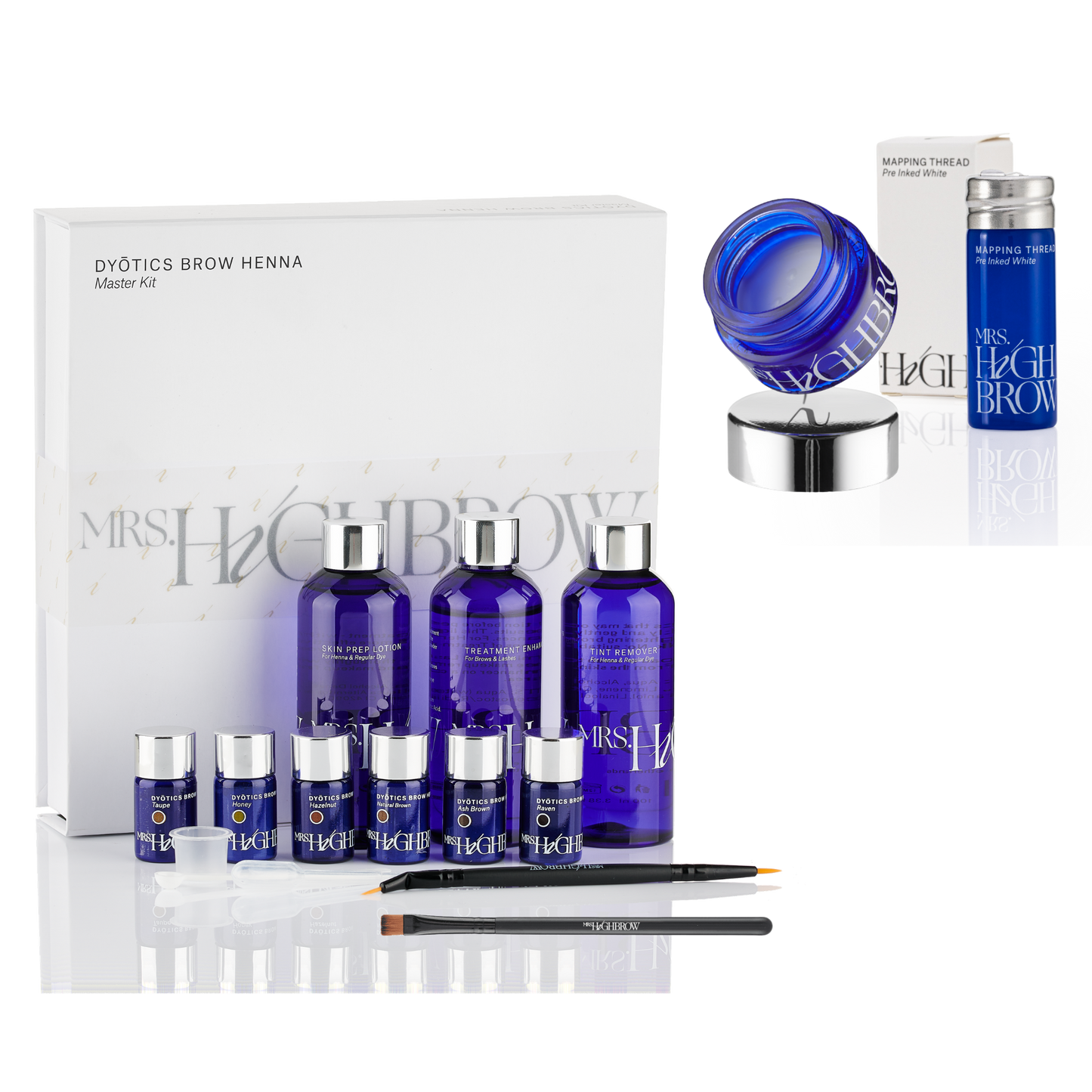 Complete Set Henna Brows - Mrs. Highbrow