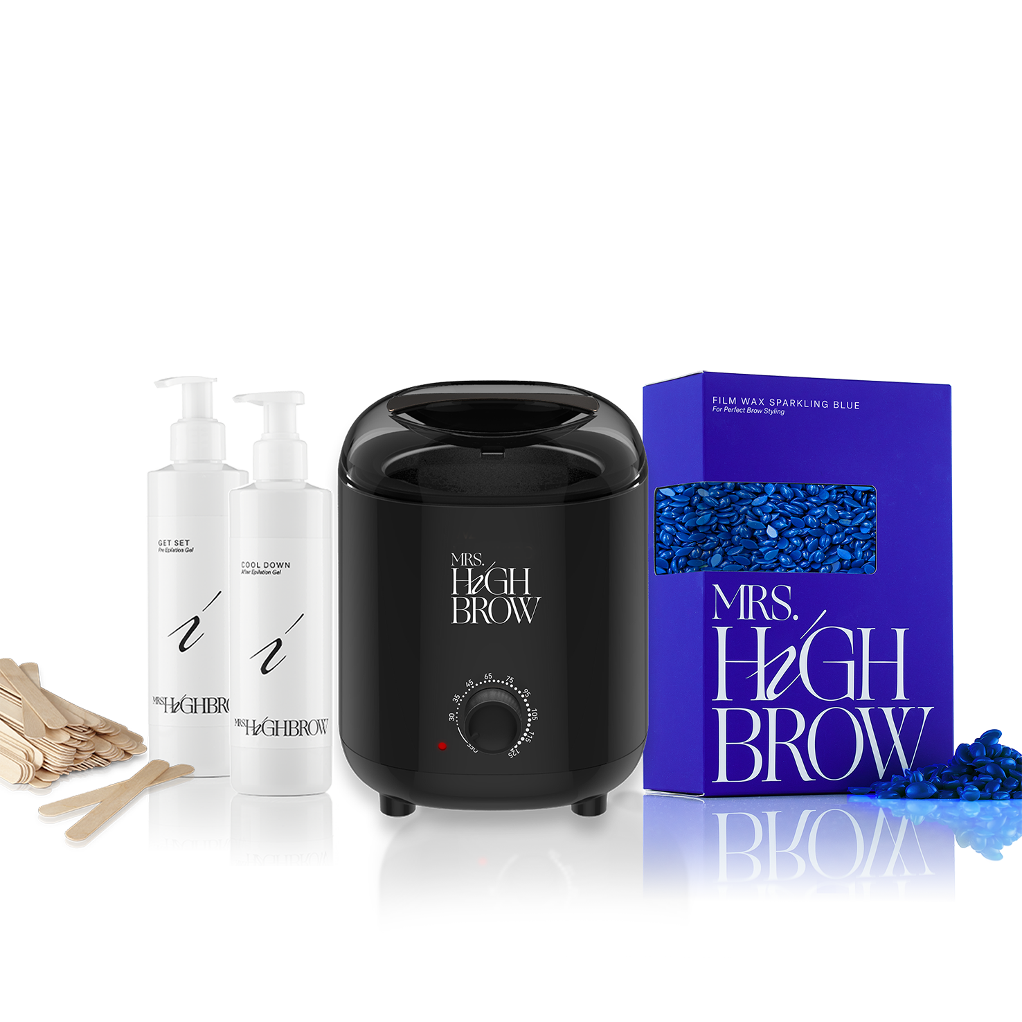 Waxing Sparkling Blue Starter Kit